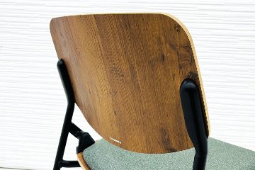 オカムラ ライブス ネスティングチェア 中古 Lives Nesting Chair ミーティングチェア 会議椅子 中古オフィス家具 ダークグリーンの画像
