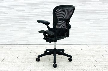 アーロンチェア 中古 Bサイズ ライト 【前傾チルト無し】 アーロン ハーマンミラー Aeron Chairs Herman Miller 中古オフィス家具の画像
