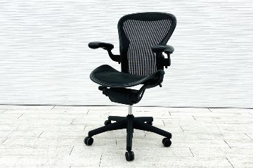 アーロンチェア 中古 Bサイズ ライト 【前傾チルト無し】 アーロン ハーマンミラー Aeron Chairs Herman Miller 中古オフィス家具の画像