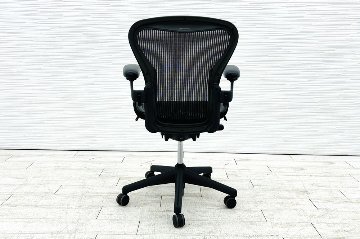 アーロンチェア 中古 Bサイズ ライト 【前傾チルト無し】 アーロン ハーマンミラー Aeron Chairs Herman Miller 中古オフィス家具の画像