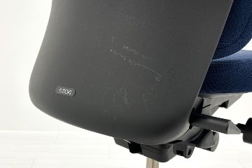 イトーキ フルゴチェア 中古 2021年製 fulgo 肘無 ハイバック 事務椅子 ITOKI 中古オフィス家具 ネイビーブルーの画像