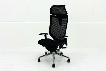 オカムラ　バロン　エクストラハイバック　ブラック　２０１１年製 オカムラ バロン エクストラハイバック 可動肘 ブラック 可動