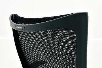 中古 バロンチェア オカムラ OKAMURA Baron 中古オフィス家具 ハイバック 可動肘 ブラックの画像