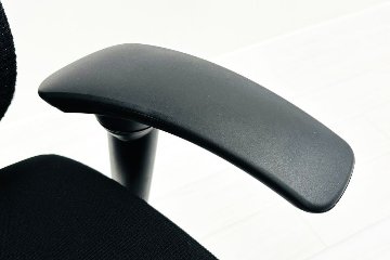 中古 バロンチェア オカムラ OKAMURA Baron 中古オフィス家具 ハイバック 可動肘 ブラックの画像
