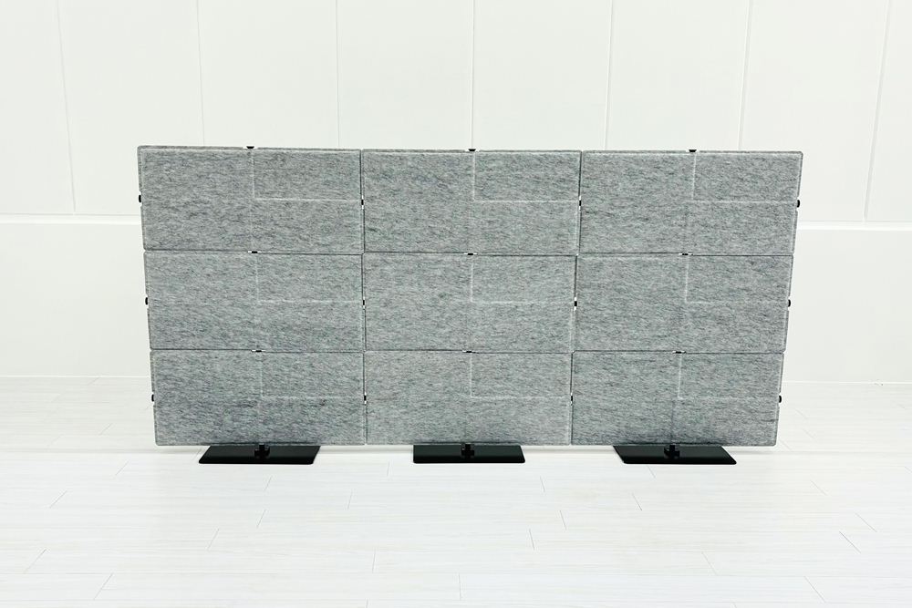 USMハラー 中古 パーテーション USM Haller プライバシーパネル 中古オフィス家具 グレー 2260/250/1090の画像