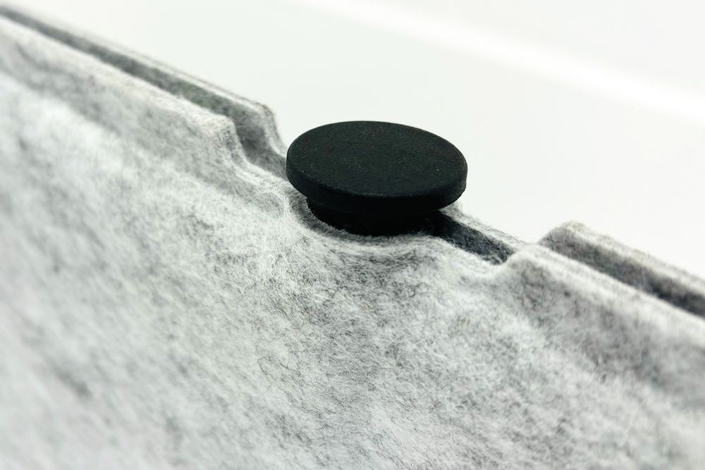 USMハラー 中古 パーテーション USM Haller プライバシーパネル 中古オフィス家具 グレー 2260/250/1090の画像