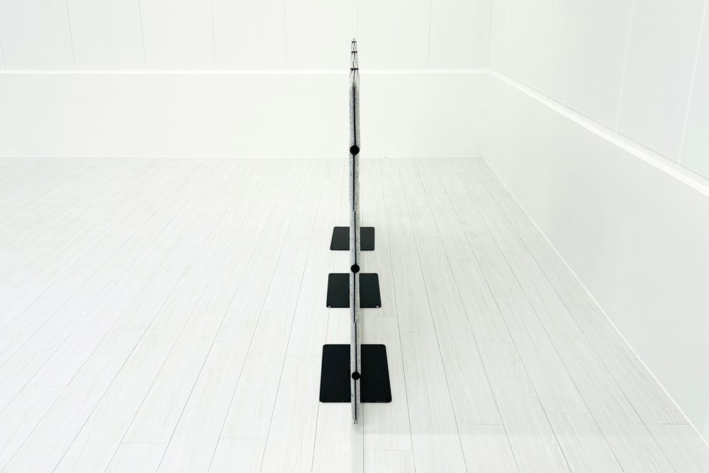 USMハラー 中古 パーテーション USM Haller プライバシーパネル 中古オフィス家具 グレー 2260/250/1090の画像