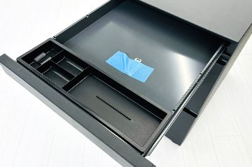 コクヨ サイビ SAIBI ブーメランデスク 中古 3段ワゴン付 120° 幅1200 中古オフィス家具 1200/740/720の画像