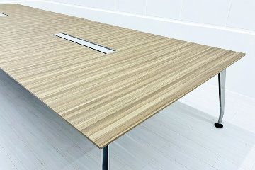 コクヨ サイビ 中古 大型会議テーブル 幅4800 会議机 ミーティングテーブル 中古オフィス家具 4800/1500/720の画像