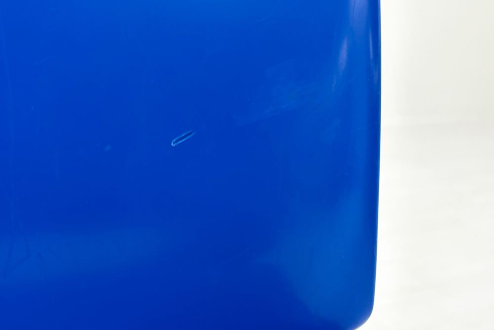 【4脚セット】 sebel Postura Postura+ ミーティングチェア スタッキングチェア 中古 会議椅子 ガーデンチェア 中古オフィス家具 ブルーの画像