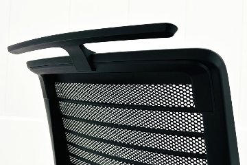 スチールケース シンクチェア 2015年製 中古 ブラック クッション メッシュ Steelcase Think 可動肘 中古オフィス家具 465A300の画像