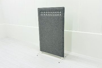 オカムラ ライブス パネル パーテーション 中古 間地切り OKAMURA Lives Panel 中古オフィス家具 グリーン/ライトグレー 900/420/1460の画像