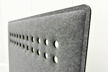 オカムラ ライブス パネル パーテーション 中古 間地切り OKAMURA Lives Panel 中古オフィス家具 グリーン/ライトグレー 900/420/1460の画像
