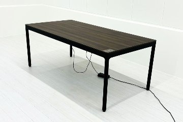 中古 電動机 オカムラ スイフト クアトロ Swift IV 昇降テーブル 幅1800 ミーティングテーブル 中古オフィス家具 1800/900/700～1150の画像