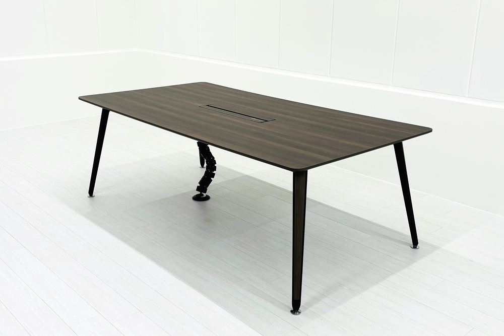 オカムラ プリシード 中古 PRECEDE 小型会議テーブル 幅2100 ミーティングテーブル 会議机 中古オフィス家具 2100/1100/720の画像