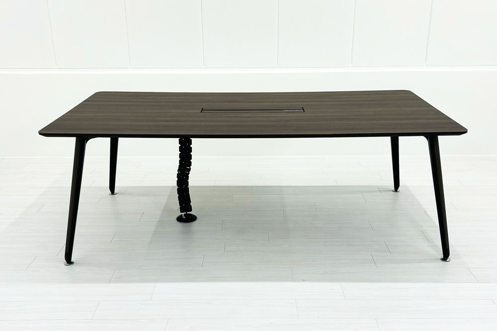 オカムラ プリシード 中古 PRECEDE 小型会議テーブル 幅2100 ミーティングテーブル 会議机 中古オフィス家具 2100/1100/720の画像