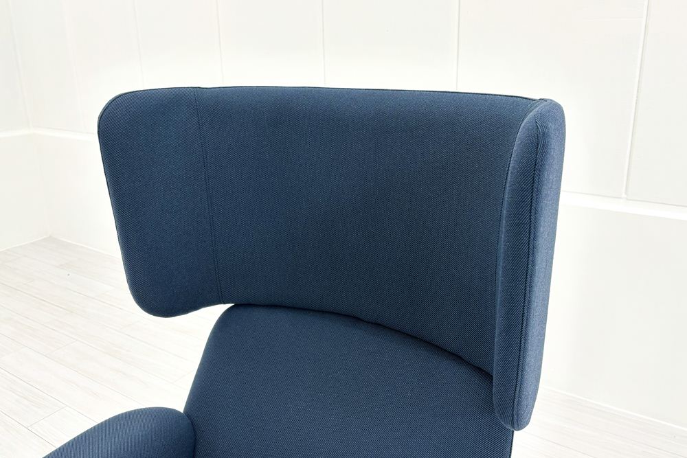 コクヨ ノーション 中古 2021年製 KOKUYO Notion ミーティングチェア 中古オフィス家具 多目的チェア ブルーの画像