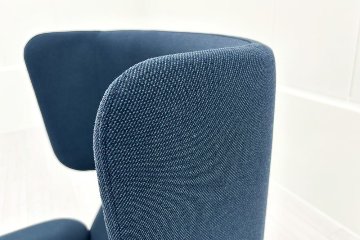 コクヨ ノーション 中古 2021年製 KOKUYO Notion ミーティングチェア 中古オフィス家具 多目的チェア ブルーの画像