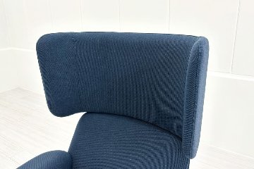 コクヨ ノーション 中古 2021年製 KOKUYO Notion ミーティングチェア 中古オフィス家具 多目的チェア ブルーの画像
