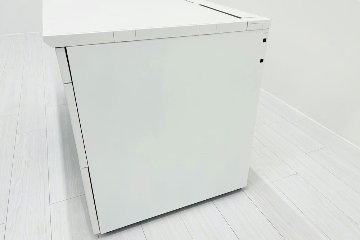 【4台セット】 コクヨ is 中古 両袖デスク 両袖机 中古事務机 中古オフィス家具 ホワイト 1400/650/720の画像