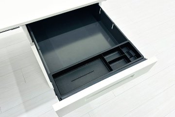 【4台セット】 コクヨ is 中古 両袖デスク 両袖机 中古事務机 中古オフィス家具 ホワイト 1400/650/720の画像