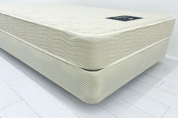 【土浦市倉庫引き取り限定】 土曜日引取可 シモンズ ベッド 中古 展示品 幅1100mm SIMMONS ビューティーレスト シングル 中古オフィス家具 1100/1950/460の画像