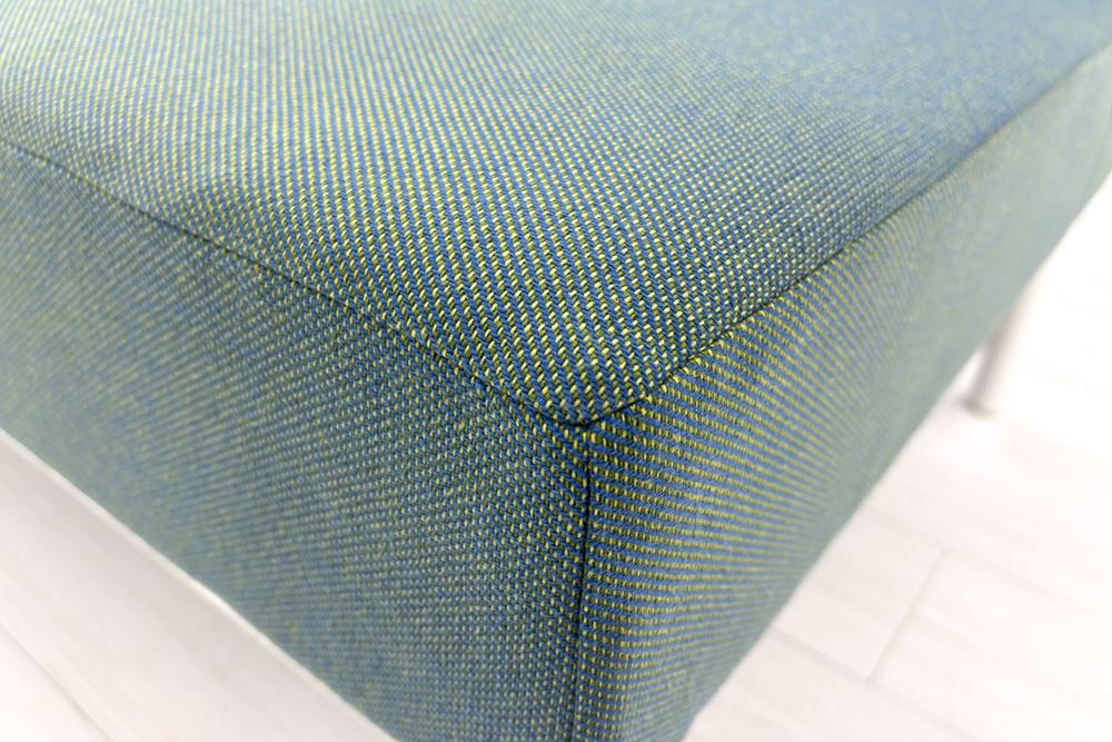 コクヨ コレッソ Collesso 中古 オフィスラウンジ 応接ソファー ラウンジソファ ラウンジチェア ソファー 中古オフィス家具 ブルー2820/142/700の画像