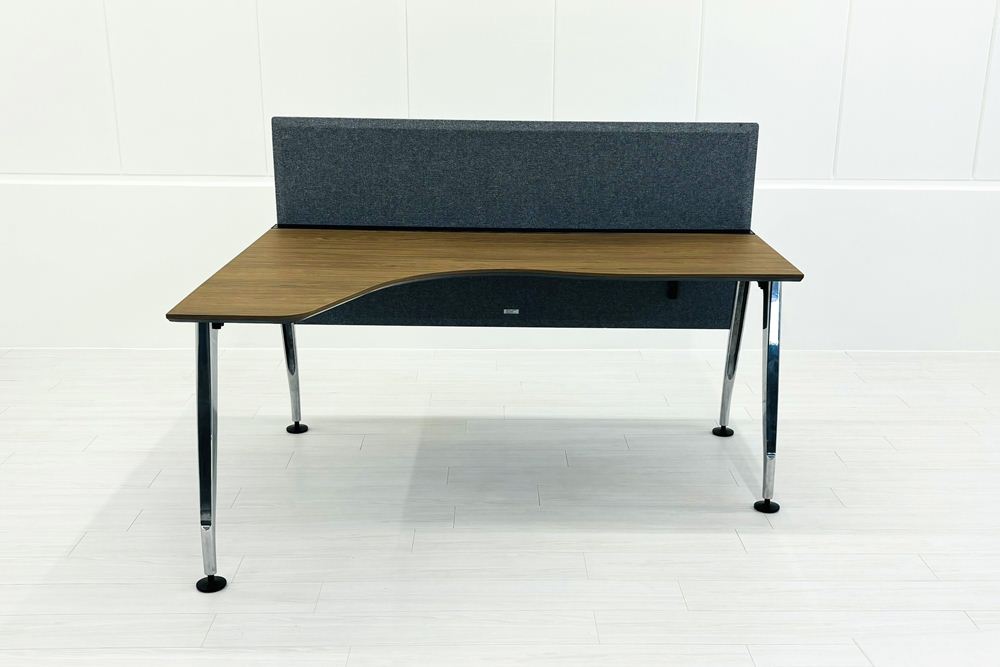 L型デスク L字デスク コクヨ サイビ SAIBI 中古 エグゼクティブデスク デスクシステム 中古オフィス家具 1600/1220/1070の画像