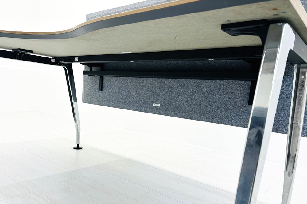 L型デスク L字デスク コクヨ サイビ SAIBI 中古 エグゼクティブデスク デスクシステム 中古オフィス家具 1600/1220/1070の画像