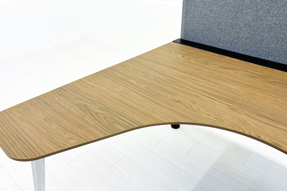 L型デスク L字デスク コクヨ サイビ SAIBI 中古 エグゼクティブデスク デスクシステム 中古オフィス家具 1600/1220/1070の画像