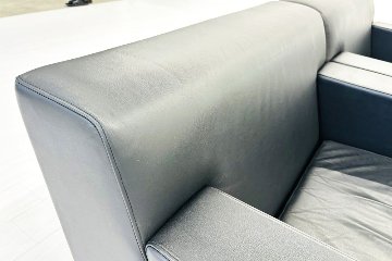 コクヨ ラシーマ 中古 応接セット レザー 応接家具 【4点セット】 応接ソファ 応接テーブル 応接ソファー 中古オフィス家具の画像