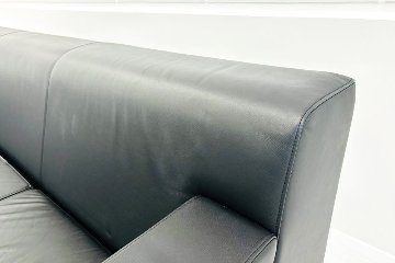 コクヨ ラシーマ 中古 応接セット レザー 応接家具 【4点セット】 応接ソファ 応接テーブル 応接ソファー 中古オフィス家具の画像