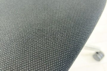 エトスチェア 中古 コクヨ フォスターエトス 肘無 事務椅子 座クッション 背メッシュ 中古オフィス家具 ブラックの画像