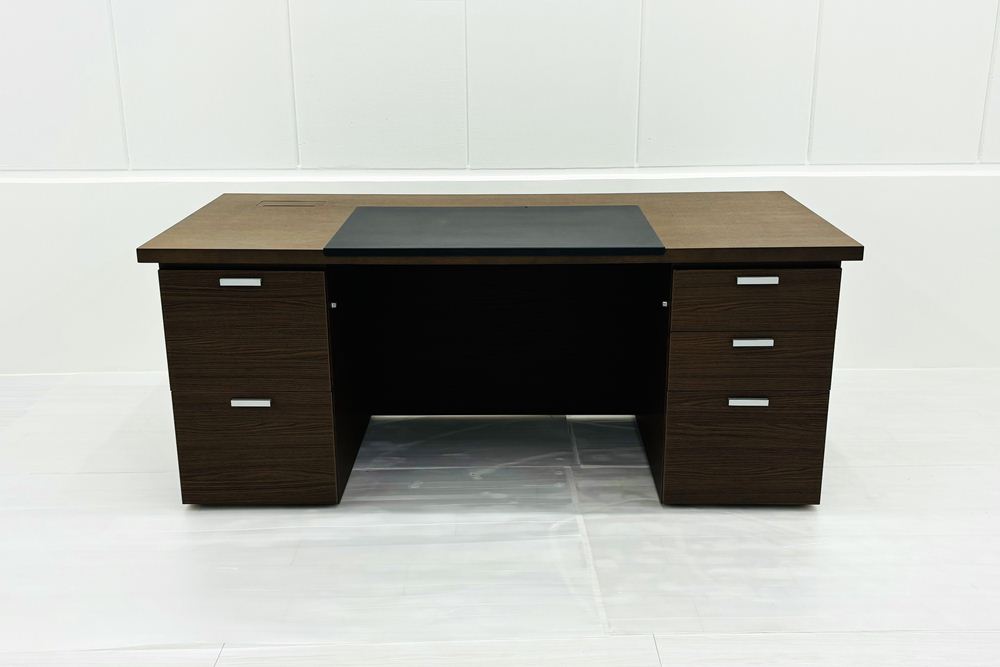 コクヨ 両袖机 幅1800 中古 役員デスク 550シリーズ 役員家具 中古役員家具 エグゼクティブデスク 中古オフィス家具 1800/850/720の画像