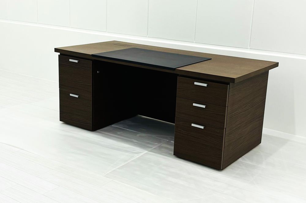 コクヨ 両袖机 幅1800 中古 役員デスク 550シリーズ 役員家具 マネージメントデスク 中古オフィス家具 1800/850/720の画像