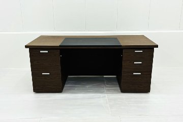 コクヨ 両袖机 幅1800 中古 役員デスク 550シリーズ 役員家具 マネージメントデスク 中古オフィス家具 1800/850/720の画像