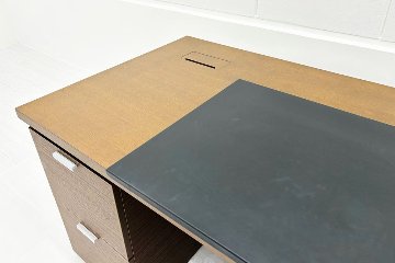 コクヨ 両袖机 幅1800 中古 役員デスク 550シリーズ 役員家具 マネージメントデスク 中古オフィス家具 1800/850/720の画像