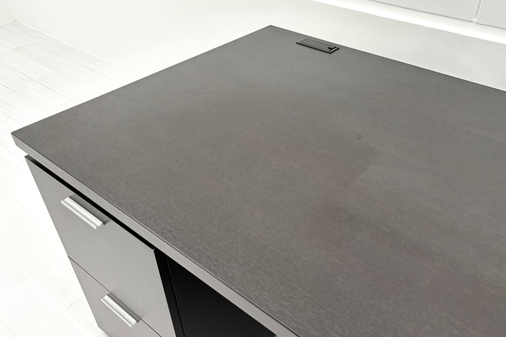 コクヨ 役員デスク 中古 両袖机 幅1600 S370シリーズ 役員家具 マネージメントデスク 中古オフィス家具 1600/850/720の画像