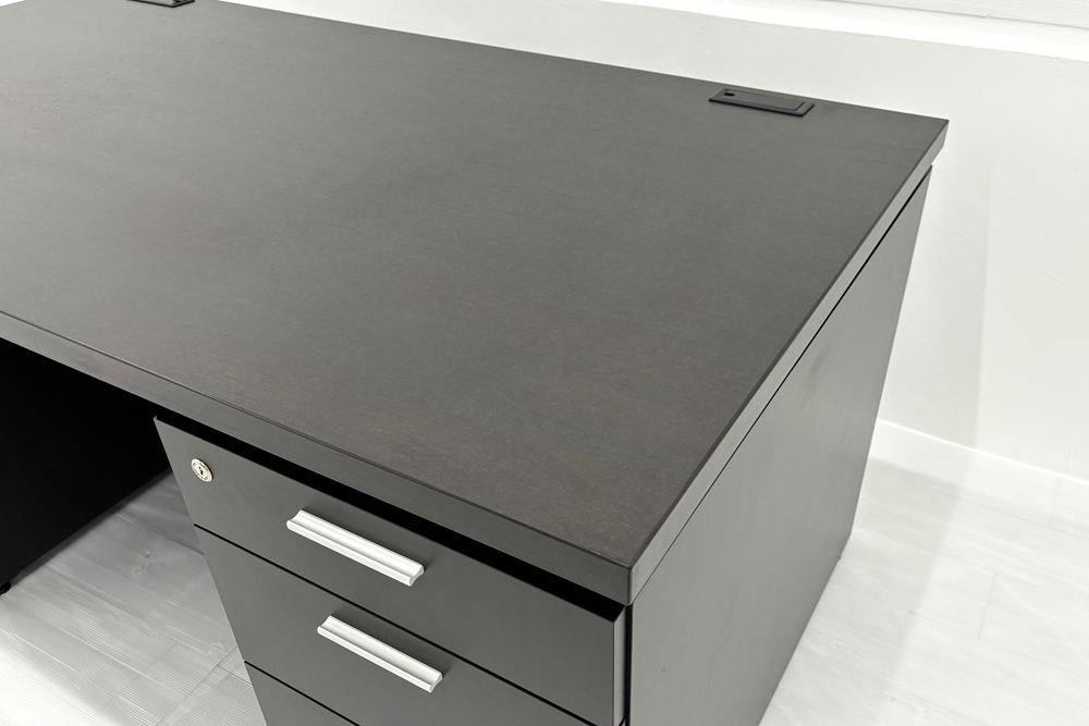 コクヨ 役員デスク 中古 両袖机 幅1600 S370シリーズ 役員家具 マネージメントデスク 中古オフィス家具 1600/850/720の画像