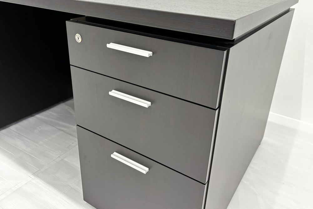 コクヨ 役員デスク 中古 両袖机 幅1600 S370シリーズ 役員家具 マネージメントデスク 中古オフィス家具 1600/850/720の画像