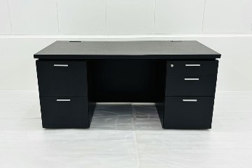 コクヨ 役員デスク 中古 両袖机 幅1600 S370シリーズ 役員家具 マネージメントデスク 中古オフィス家具 1600/850/720の画像