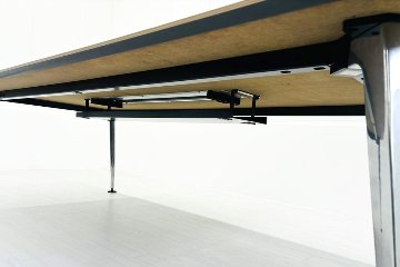 コクヨ サイビ SAIBI ミーティングテーブル 中古 幅2400 木目天板 会議机 中古オフィス家具 2400/1200/720の画像