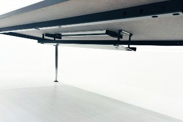 コクヨ サイビ SAIBI ミーティングテーブル 中古 幅2400 ホワイト天板 会議机 中古オフィス家具 2400/1200/720の画像