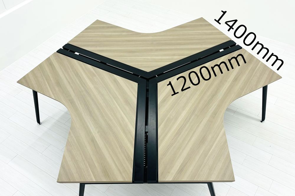 オカムラ ブーメランデスク オカムラ ブーメランデスク 120° | 中古オフィス家具専門店のオフィス