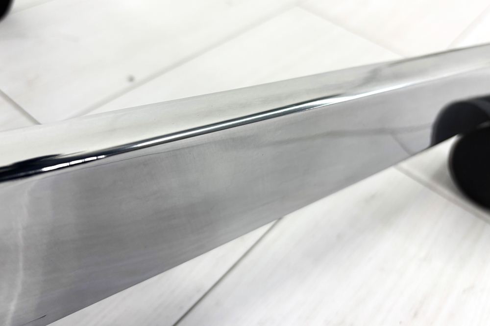【ポリッシュ脚ピカピカ磨き有！】 ノール Knoll ノル リミックスチェア 中古 2020年製 ハイバック アルミループ肘 アルミミラー脚 ブラウン レザーの画像