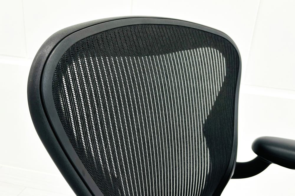 Aeron Chairs アーロンチェア 中古 Bサイズ フル装備 ハーマンミラー アーロン Herman Miller 中古オフィス家具 肘ダイヤルの画像
