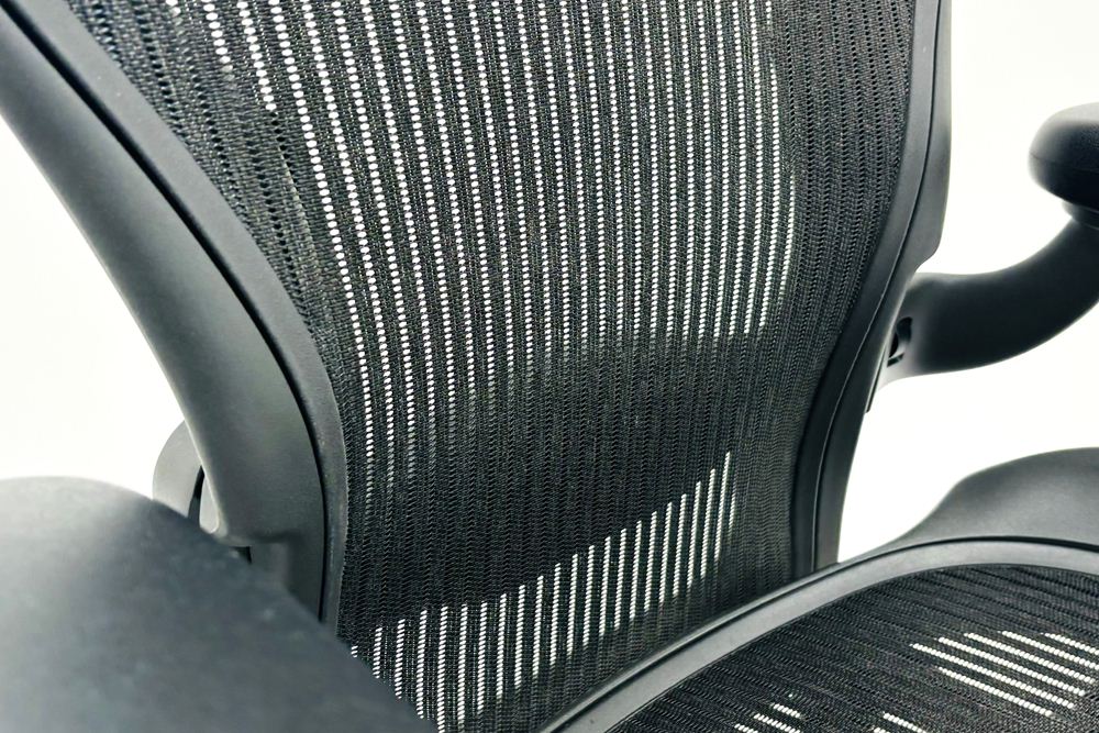 アーロンチェア Aサイズ 中古 フル装備 ハーマンミラー Herman miller Aeron Chair 中古オフィス家具 肘レバーの画像