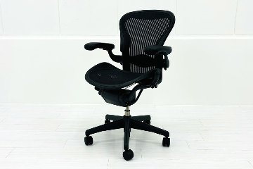 アーロンチェア Aサイズ 中古 フル装備 ハーマンミラー Herman miller Aeron Chair 中古オフィス家具 肘レバーの画像