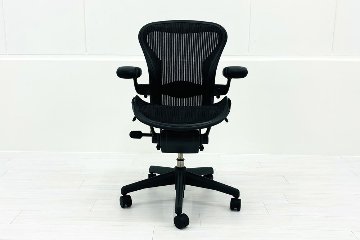 アーロンチェア Aサイズ 中古 フル装備 ハーマンミラー Herman miller Aeron Chair 中古オフィス家具 肘レバーの画像
