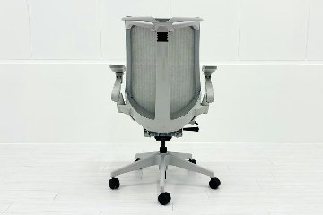 アクトチェア 2020年製 中古 イトーキ Act 可動肘 事務椅子 ITOKI 中古オフィス家具 ホワイトグレーの画像